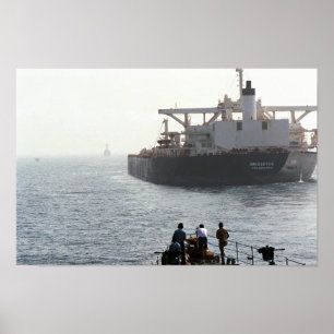 Affiche USS Kidd (DDG-993) et États-Unis Bridgeton,