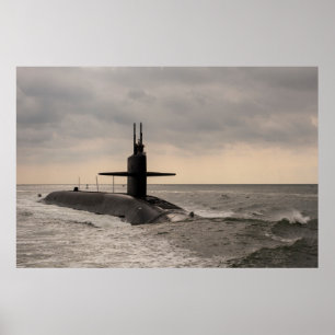 Affiche USS le Maryland (SSBN 738)