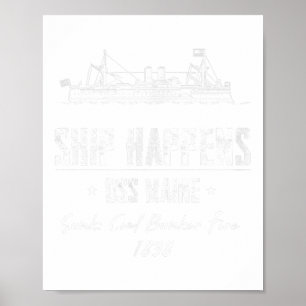 Affiche Uss Maine Se Souvenir Espagnol Guerre Américaine H