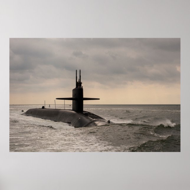 Affiche USS Maryland (SSBN 738) (Devant)