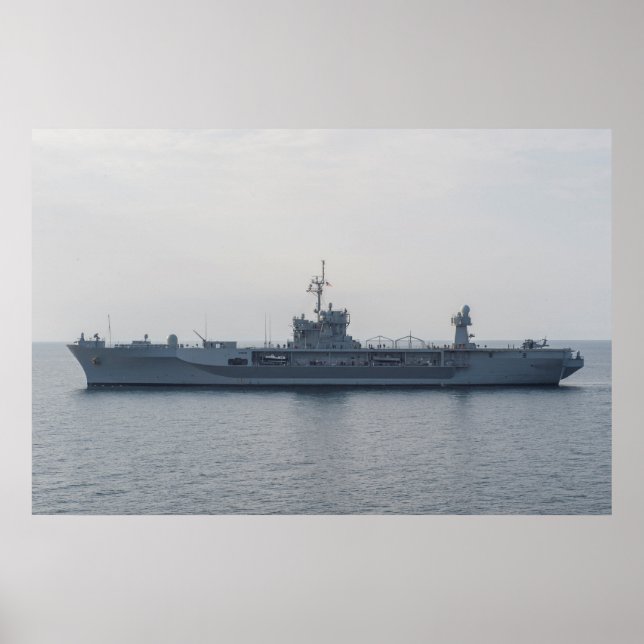 Affiche USS Mount Whitney (LCC 20) (Devant)