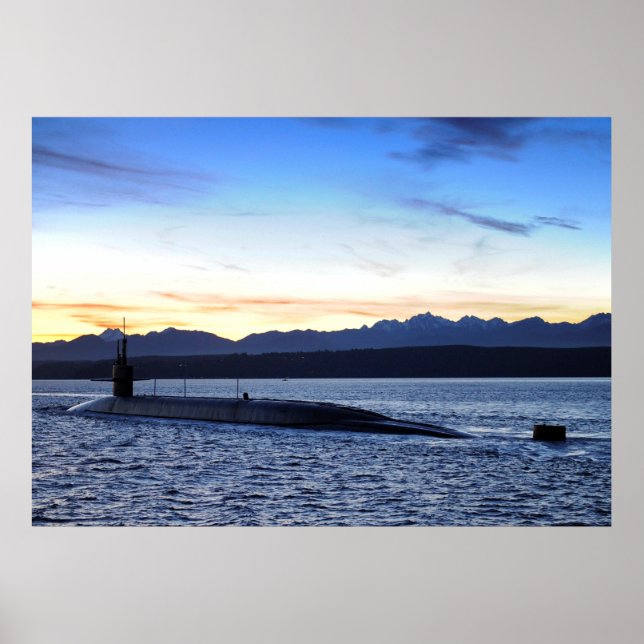 Affiche USS Nevada (SSBN 733) (Devant)