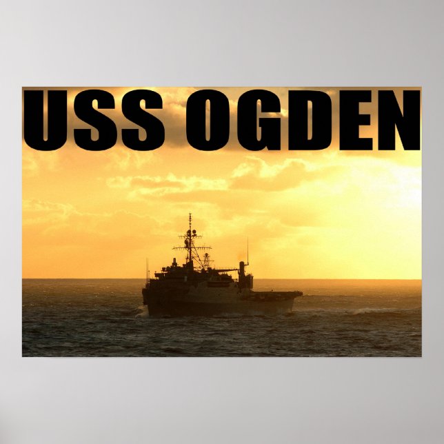 AFFICHE USS OGDEN (Devant)