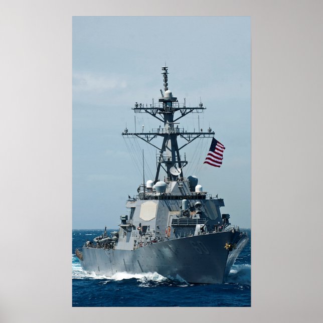 Affiche USS Paul Hamilton (DDG 60) (Devant)