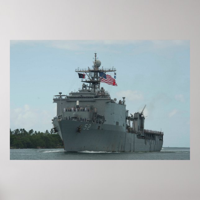 Affiche USS Pearl Harbour (LSD 52) (Devant)