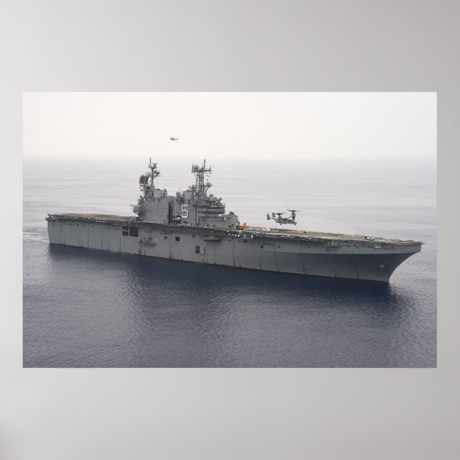 Affiche USS Peleliu (LHA 5) (Devant)