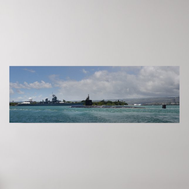 Affiche USS Père Noël Fe (SSN 763) (Devant)