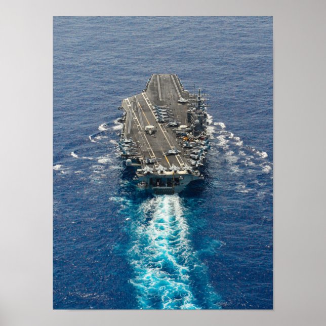 Affiche USS Ronald Reagan (CVN 76) (Devant)