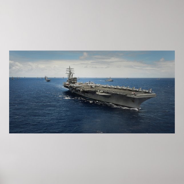 Affiche USS Ronald Reagan (CVN 76) (Devant)