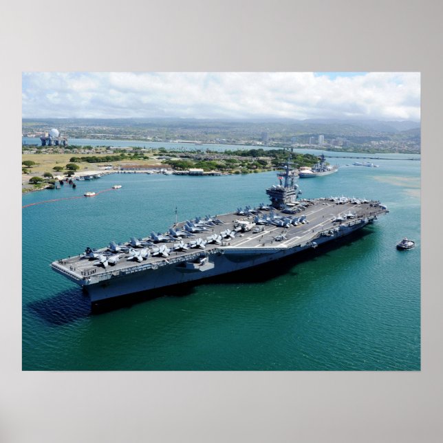 Affiche USS Ronald Reagan (CVN 76) (Devant)