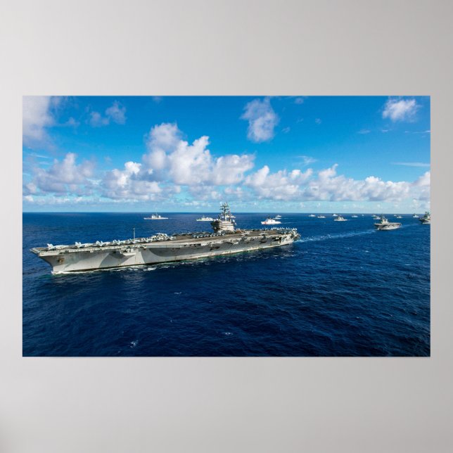 Affiche USS Ronald Reagan (CVN 76) (Devant)