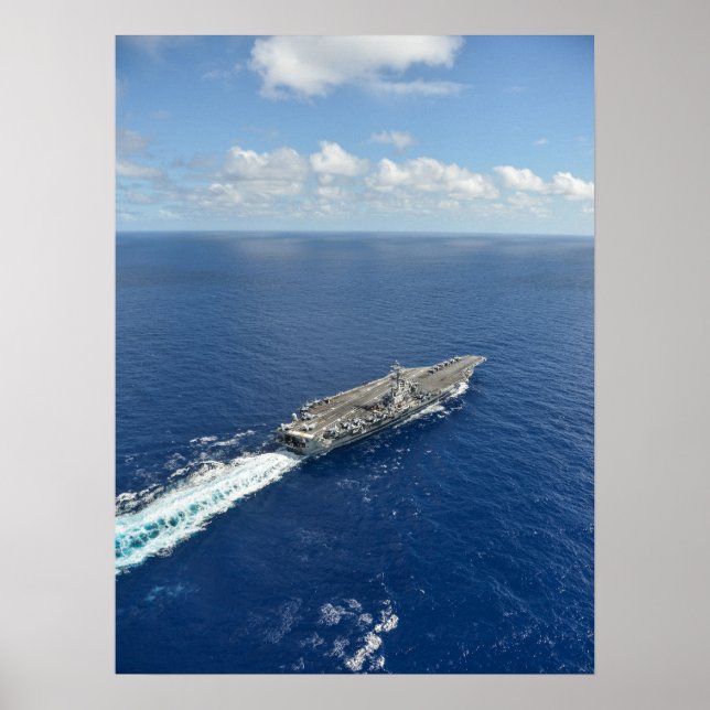 Affiche USS Ronald Reagan (CVN 76) (Devant)
