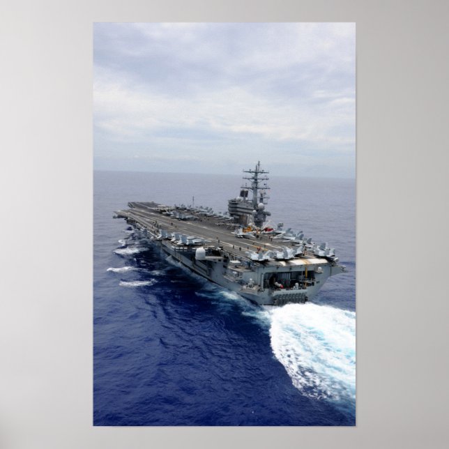 Affiche USS Ronald Reagan (CVN 76) (Devant)