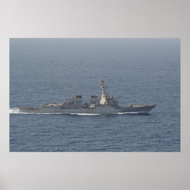 Affiche USS Roosevelt (DDG 80) (Devant)
