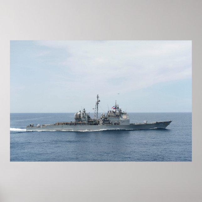 Affiche USS San Jacinto (CG 56) (Devant)