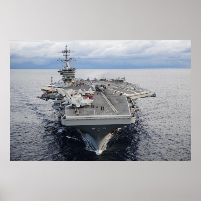 Affiche USS Theodore Roosevelt (CVN 71) (Devant)
