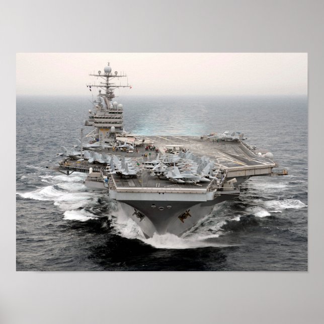 Affiche USS Theodore Roosevelt (CVN 71) (Devant)