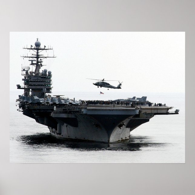 Affiche USS Theodore Roosevelt (CVN 71) (Devant)
