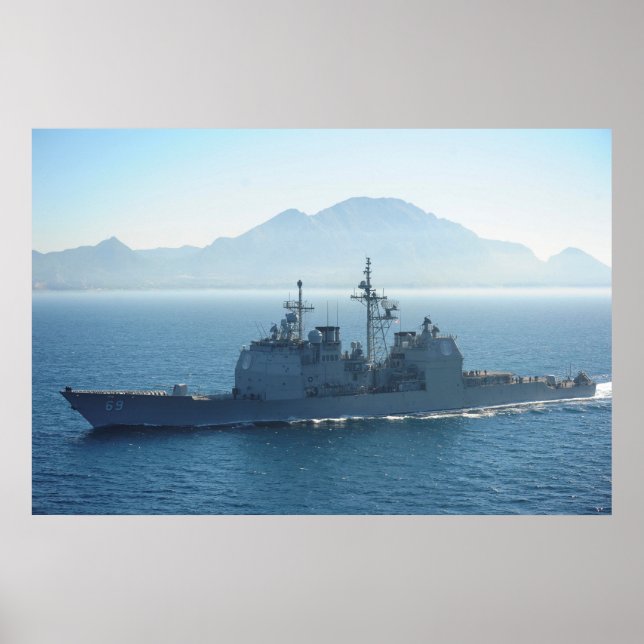 Affiche USS Vicksburg (CG 69) (Devant)