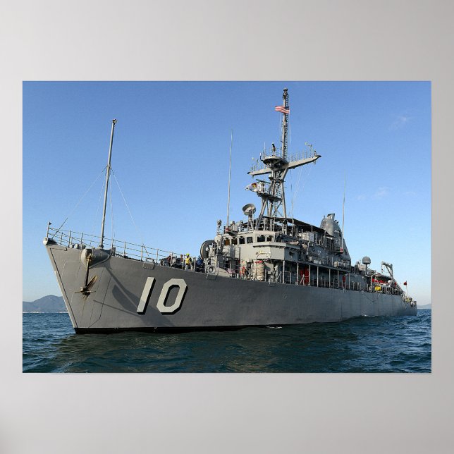 Affiche USS Warrior (MCM 10) (Devant)