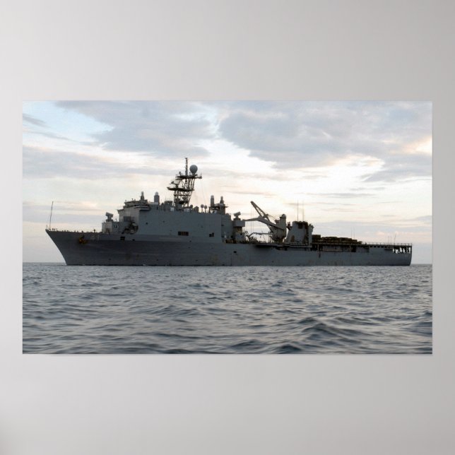 Affiche USS Whidbey Island (LSD 41) (Devant)