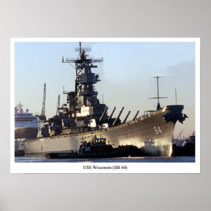Affiche USS Wisconsin