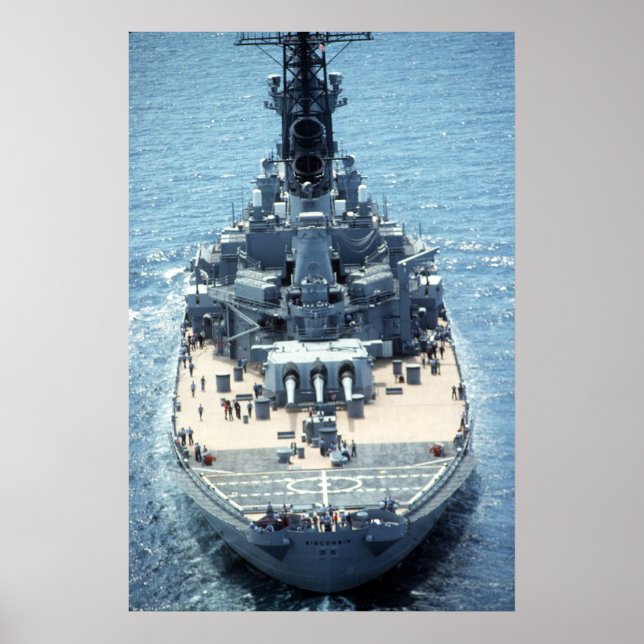 Affiche USS Wisconsin (BB-64) (Devant)