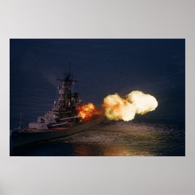 Affiche USS Wisconsin (BB-64) (Devant)