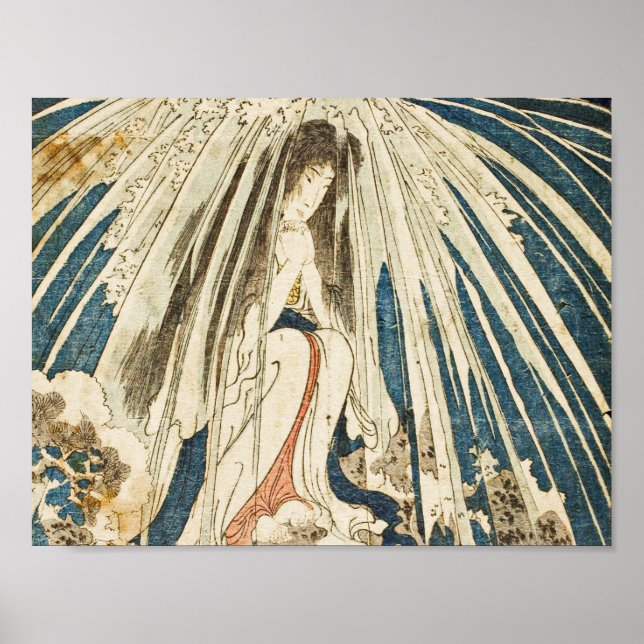 Affiche Utagawa Kuniyoshi - Hatsuhanacirca.Amour, en-têtes (Devant)