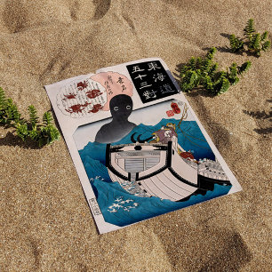 Affiche Utagawa Kuniyoshi L'Histoire du marin Tokuzo (