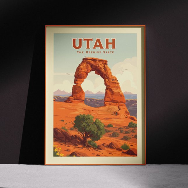 Affiche Utah vintage (Créateur téléchargé)