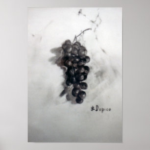 Affiche Uvas/raisins