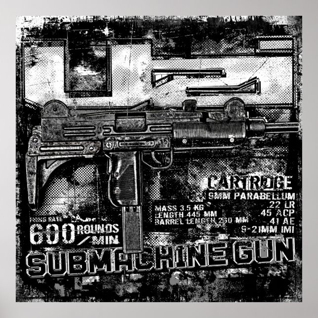 Affiche Uzi (Devant)