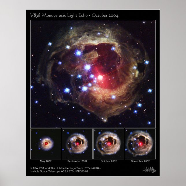 Affiche V838-MonocerotisLightEcho-2005-02 (Devant)