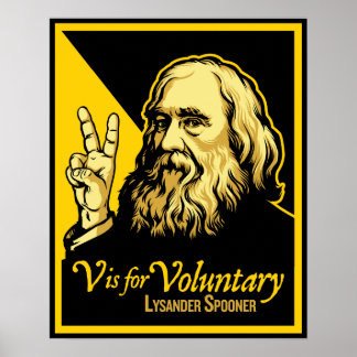Affiche V est destiné à l'impression volontaire du Spooner