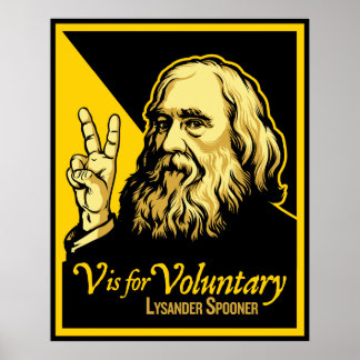 Affiche V est destiné à l'impression volontaire du Spooner