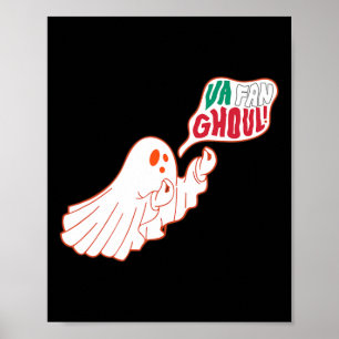 Affiche Va Fan Ghoul Funny Ghost italien Halloween italien