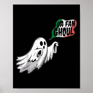 Affiche Va Fan Ghoul Ghost Italien Halloween