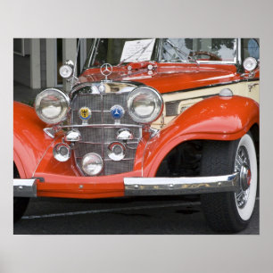 Affiche VA, Seattle, automobile allemande classique. 2