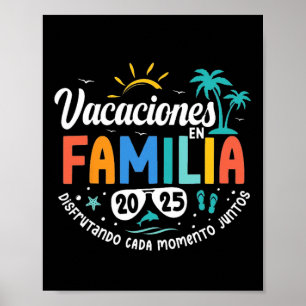 Affiche Vacaciones En Familia 2025
