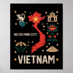 Affiche Vacances à Hô Chi Minh-Ville au Vietnam, tenue coo