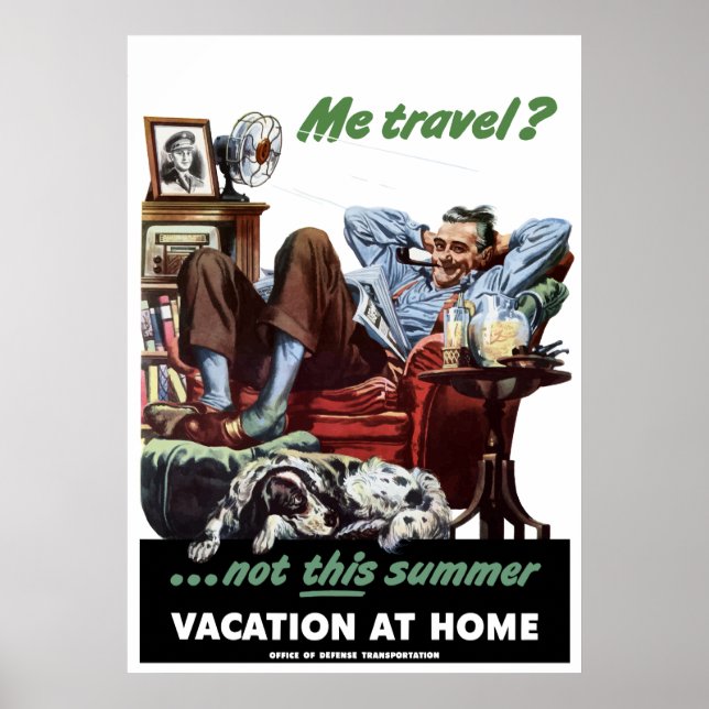 Affiche Vacances À La Maison 2ÈME GUERRE MONDIALE (Devant)