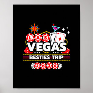 Affiche Vacances à Las Vegas - Voyage entre meilleures ami