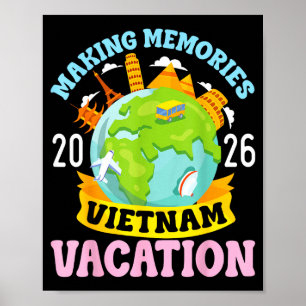 Affiche Vacances au Vietnam 2026 Voyage Créer des Souvenir