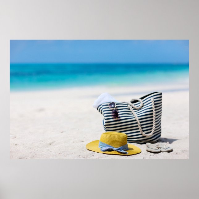 Affiche Vacances balnéaires tropicales (Devant)
