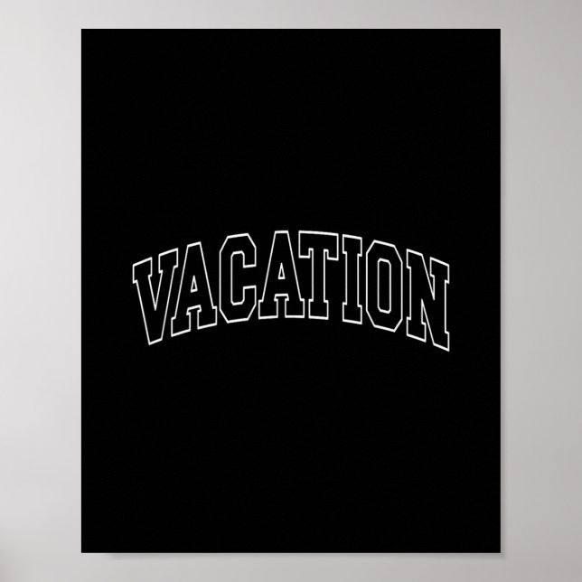 Affiche Vacances - Campus universitaire de College Collegi (Devant)