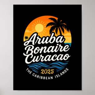 Affiche Vacances de croisière aux îles ABC Aruba Bonaire C