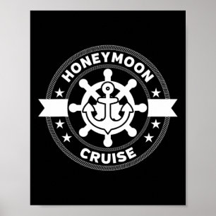 Affiche Vacances de lune de miel en croisière