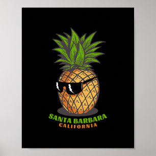Affiche Vacances de singles à l'ananas Santa Rra Californi