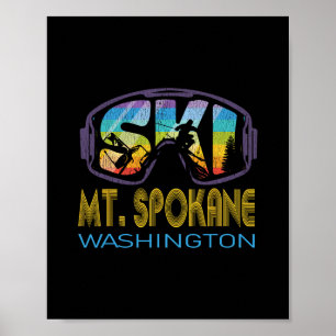 Affiche Vacances de ski à Ski Mt Spokane Washington